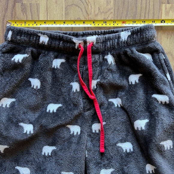 Coca Cola Polar Bear Unisex Fleece Pants - Picture 9 of 13